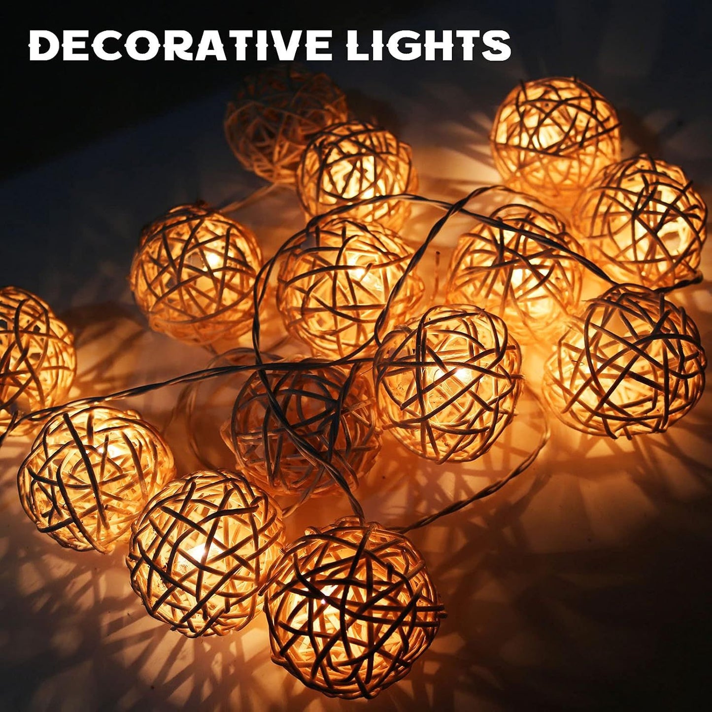 30 Pcs 4th o July Rattan Ball Decorations, Patriotic Red Blue White Stars or USA 250th Anniversary Home Decor Memorial Independence Day Crat Vase Bowl iller Table Party Decorative Supplies