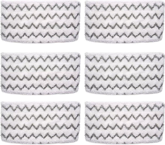 6 Pack S1000 S2001 Steam Mop Replacement Pads or Shark S1000 S1000A S1000C S1000WM S10001C S1200 & S2001 SteamSpot Steam Mop
