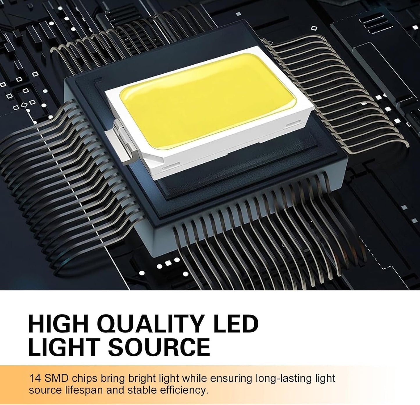 2 PCS Car Rearview Mirror Turn Signal Lights, Hidden LED Arrow Indicator with 3528-14SMD, 12V Sequential Flashing Light, Universal Side Mirror Safety Warning Modification for Cars (Yellow)