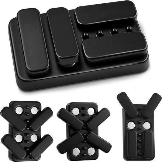 Metal Fidget Clicker Slider Magnetic Toys for Adults, Figette Keyboard Silent Desk Office Small EDC, Quiet ADHD Anxiety and Stress Relief Pain Stim Items, Cool Figits Gadgets Stuff Gift for Teens Mens