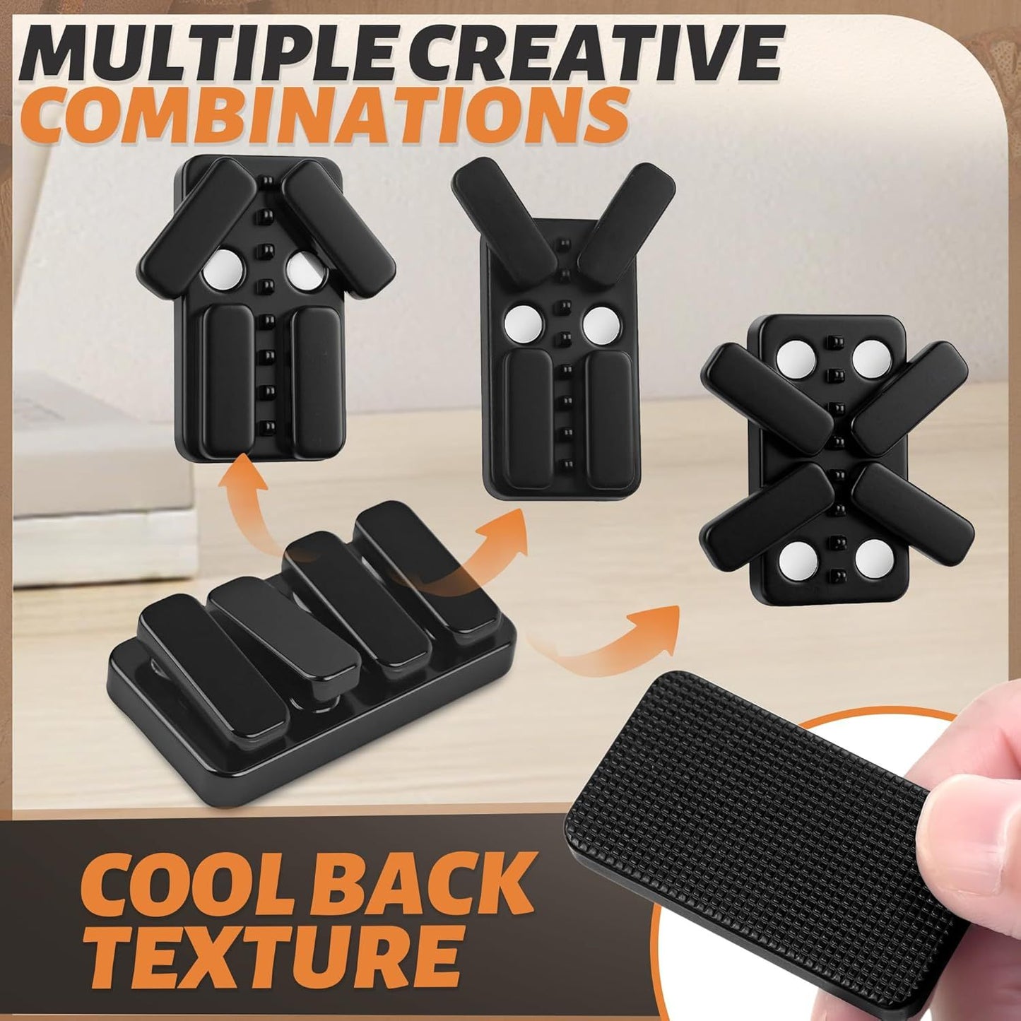 Metal Fidget Clicker Slider Magnetic Toys for Adults, Figette Keyboard Silent Desk Office Small EDC, Quiet ADHD Anxiety and Stress Relief Pain Stim Items, Cool Figits Gadgets Stuff Gift for Teens Mens