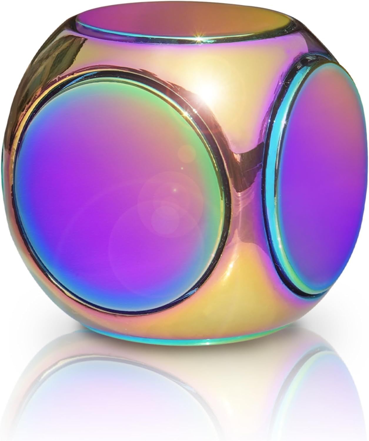 Metal Fidget Toys Adults, EDC Figette Spinner Cube Silent Cool Gadgets Stuff Desk Office Toys for Teen ADHD Small Anxiety Finger Quiet Fidgets Stress Relief Items Tools Sensory Gift for Teen Boy Girl