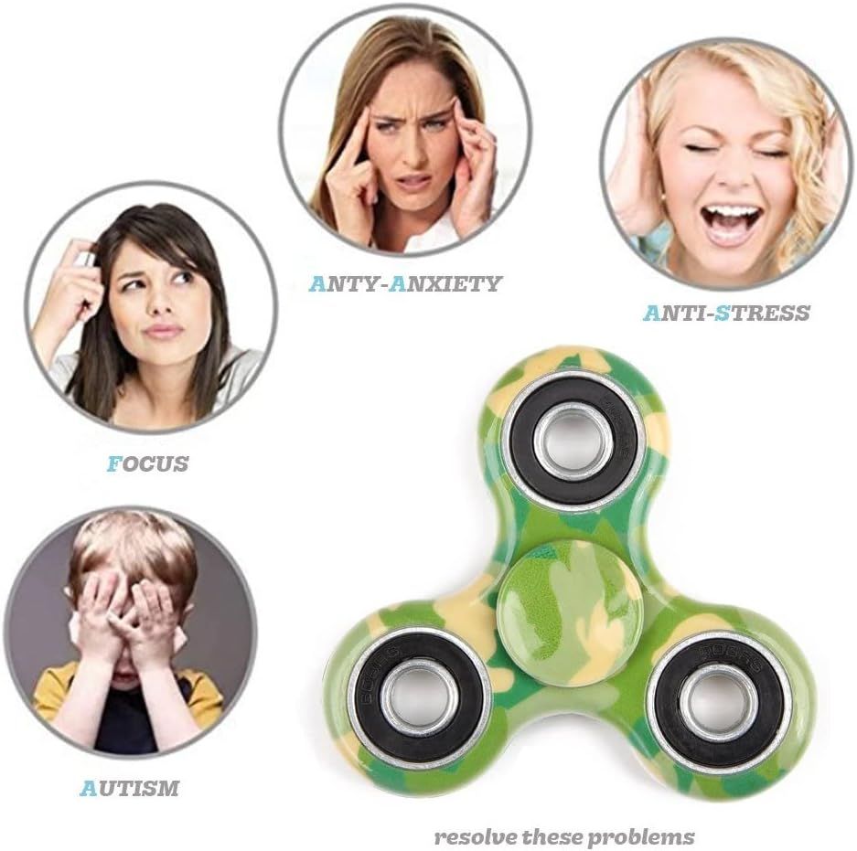 48 Pack Fidget Spinner Goodie Bag, Anxiety Stress Relief Fidget Toy Pack-Hand Spinner Party Favors for Kid Adult, Stocking Stuffer, Easter Basket Stuffers, Classroom Prizes