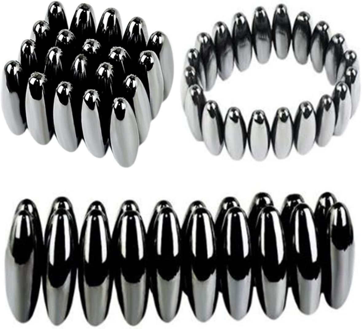 Fidget Toy Science Kits Magnets Hematite Stone Rattlesnake Eggs for Stress Relief, Large Magnetic Holiday Stocking Stuffer Set Ferrite Putty Magnet Blocks for Home Office Fridge Adults(18 PCS)