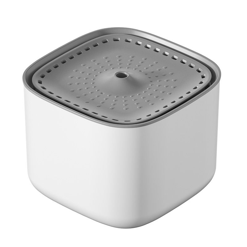 3L Pet Water Fountain - Automatic Circulating Cat Dog Water Dispenser with Filter - USB Powered Silent Pump - Classic White