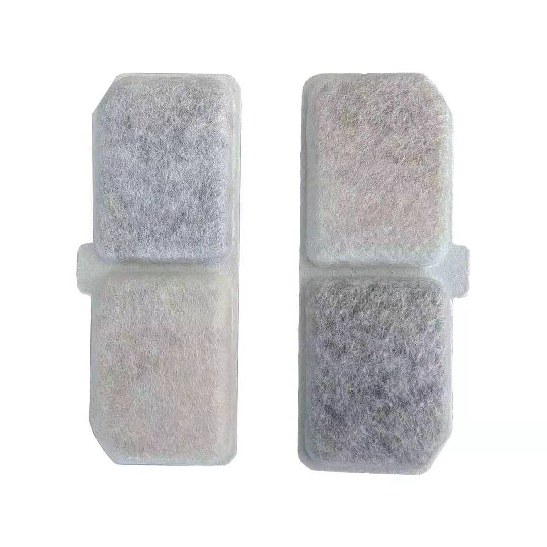 Replacement Filter for Pet Water Fountain - 6-Pack Activated Carbon Filter Compatible with 3L Cat Dog Drinking Fountain