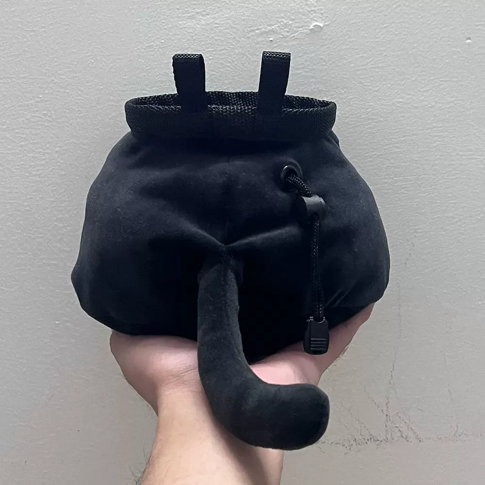 Black Cat Chalk Bag Rock Climbing Equipment