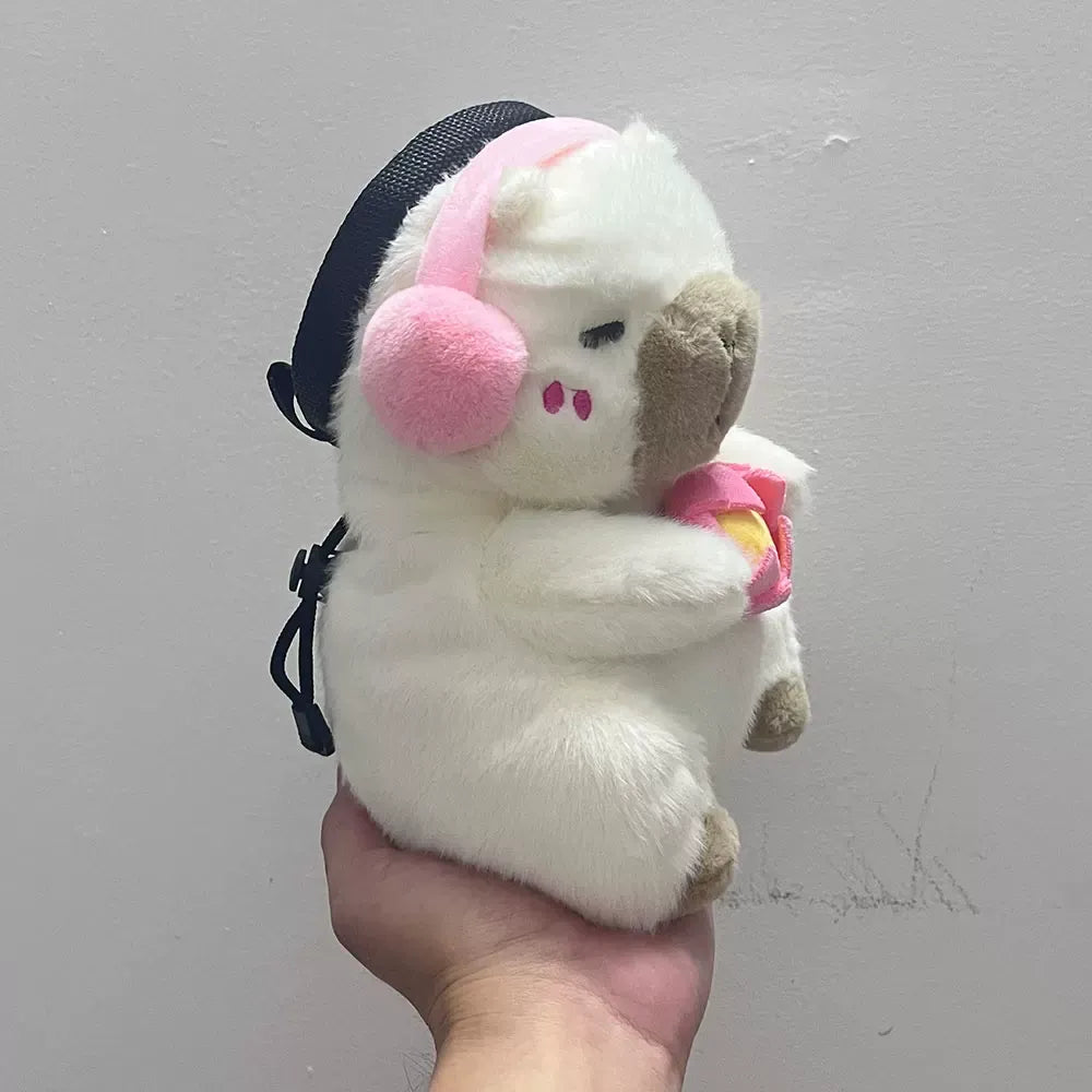 White Earphone Capybara Chalk Bag Rock Climbing Chalk Bag
