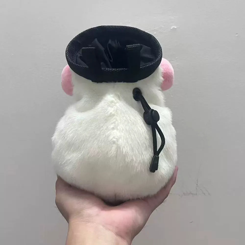 White Earphone Capybara Chalk Bag Rock Climbing Chalk Bag