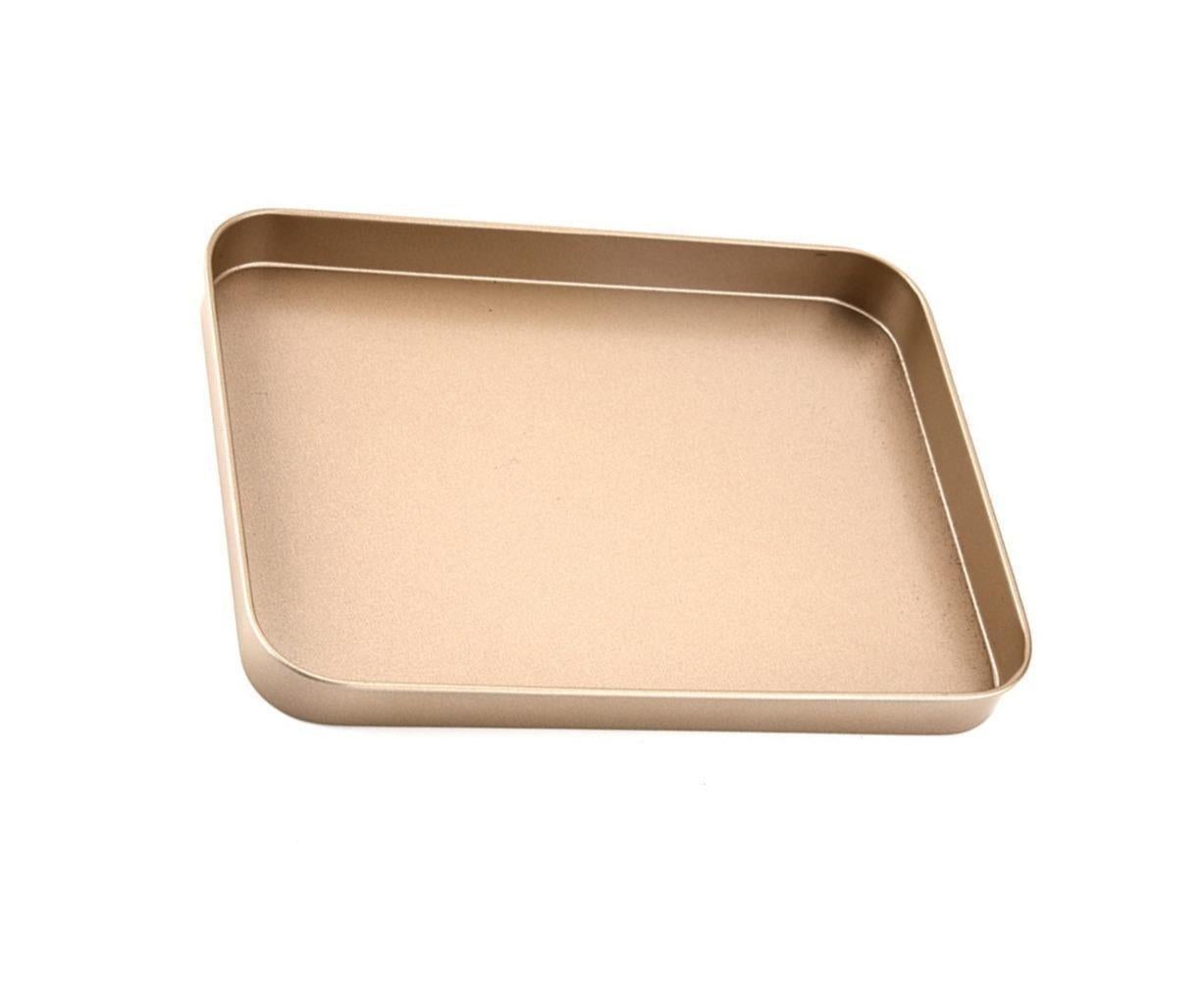 Non-stick Rectangular Cake Pan Baking Oven Tray Dish Mold Bakeware Kitchen Tool-Golden