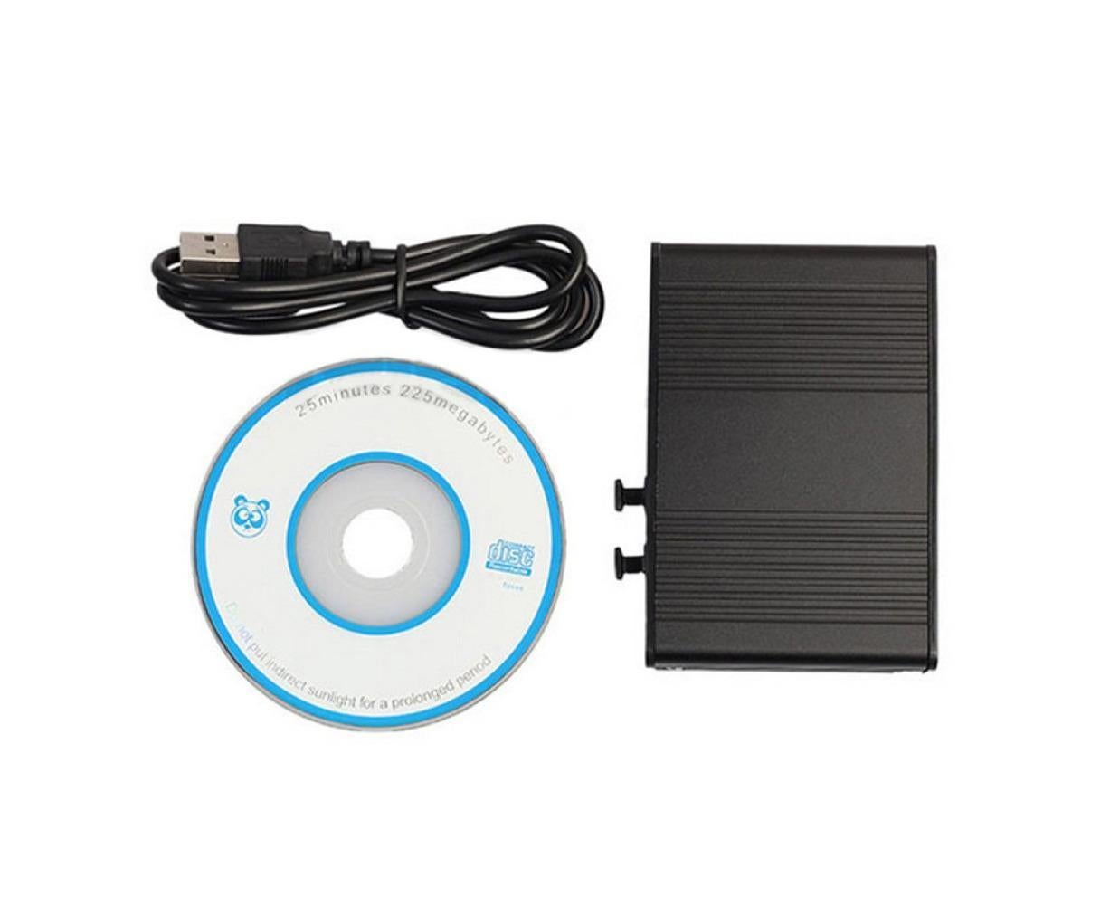 6 Channel USB 2.0 External 5.1 Optical S/PDIF Audio Sound Card Adapter for Win7 Blue