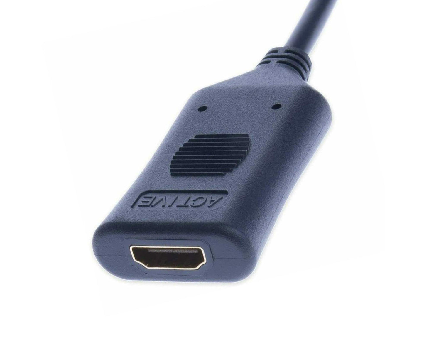 Active Display Port DP to HDMI-compatible Adapter Cable 4K 60HZ Male to Female Connector Black