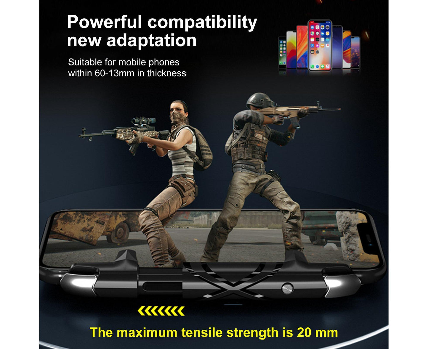G5 Gamepad Easy to Use Portable ABS Mobile Phone Gaming Controller for Game Lovers Upgrade Version