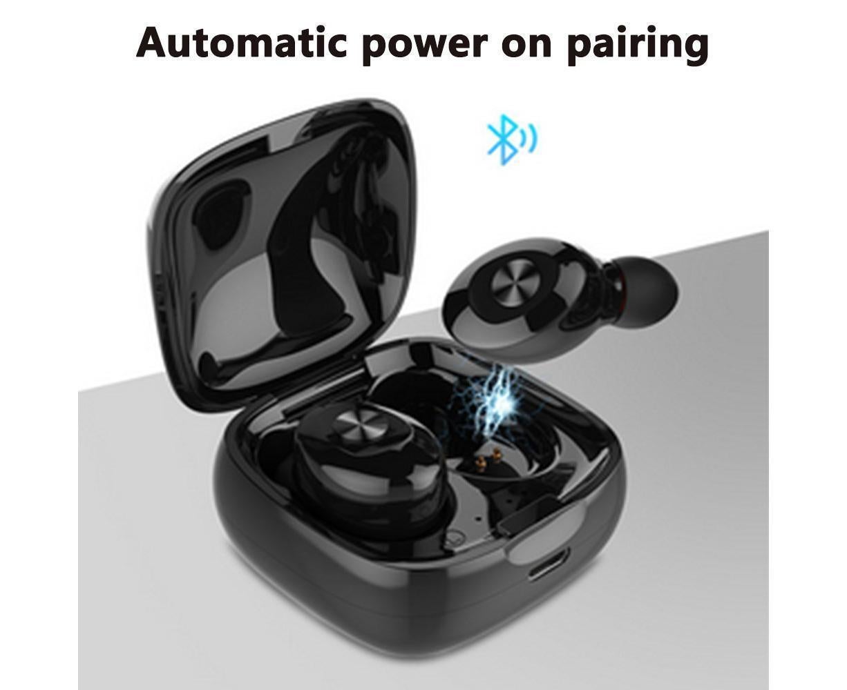 Wireless Earbuds - HiFi Stereo Sound - Built-in Mic Bluetooth Earphones with Charging Case