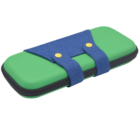 Carry Case Compatible with Nintendo Switch and New Switch2 Console with Pockets for Accessories and Games-Green