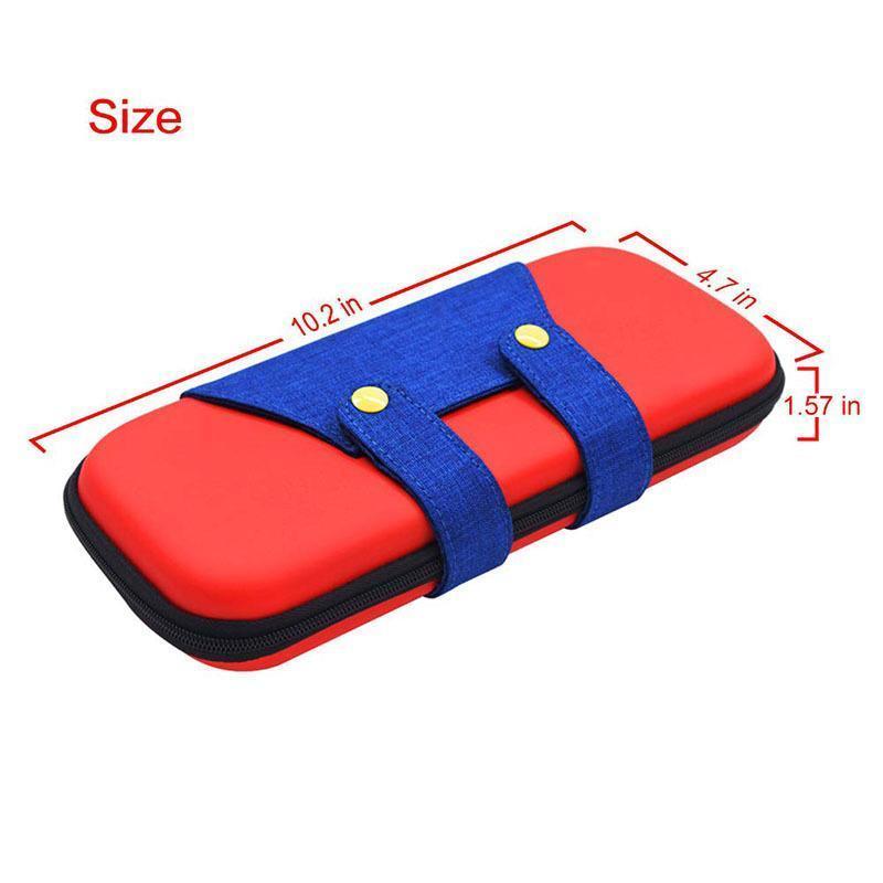 Carry Case Compatible with Nintendo Switch and New Switch2 Console with Pockets for Accessories and Games-Green