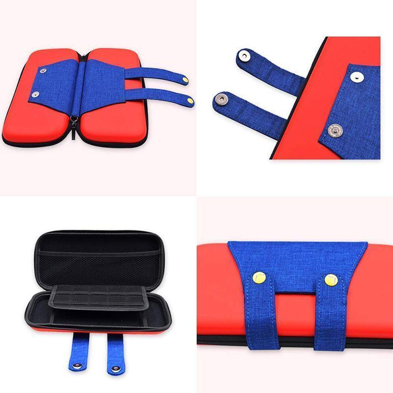 Carry Case Compatible with Nintendo Switch and New Switch2 Console with Pockets for Accessories and Games-Green