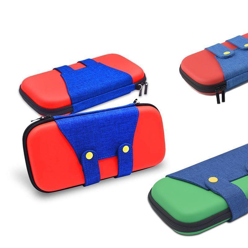 Carry Case Compatible with Nintendo Switch and New Switch2 Console with Pockets for Accessories and Games-Green