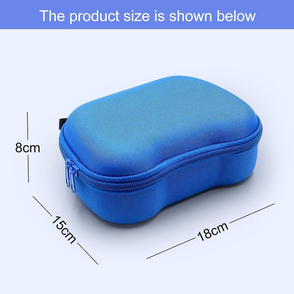 Gaming Controller Travel Carrying Case Compatible with Playstation 5 Wireless Controllers. Protective Storage Holder Bag Cover for PS5 Console (Box Only)-White & Black