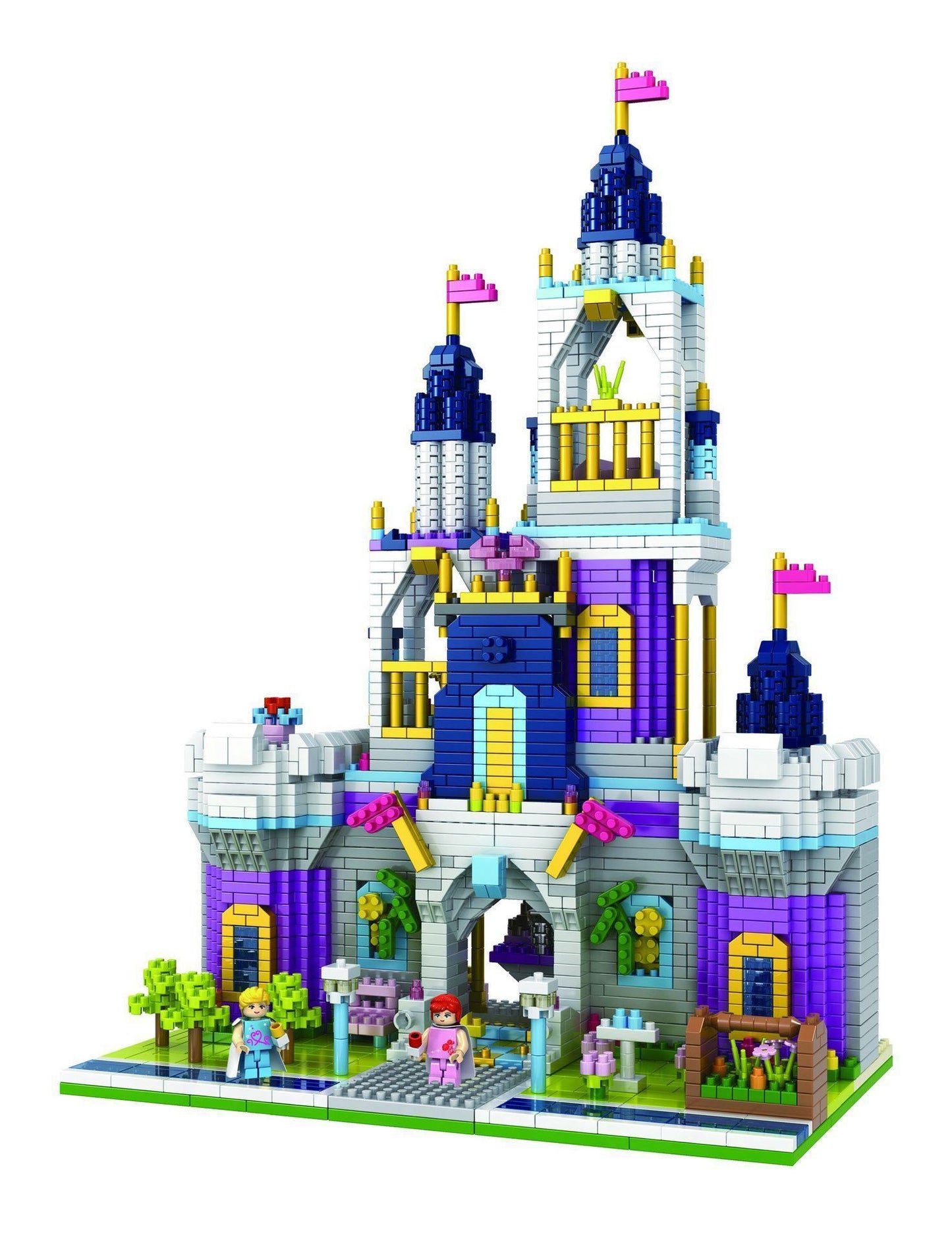 2800 Pcs The Great Purple Castle Building Blocks Toys DIY Assemble Toys kits Model Kits