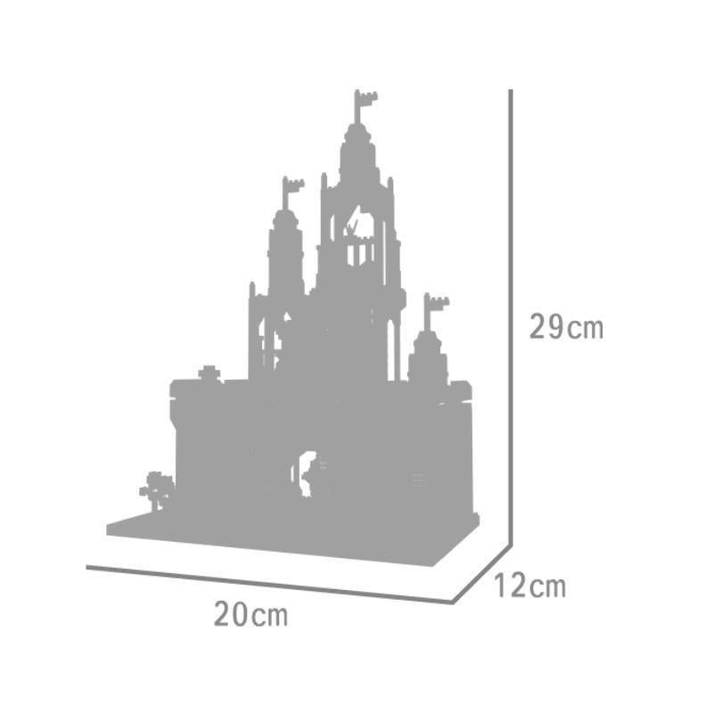 2800 Pcs The Great Purple Castle Building Blocks Toys DIY Assemble Toys kits Model Kits
