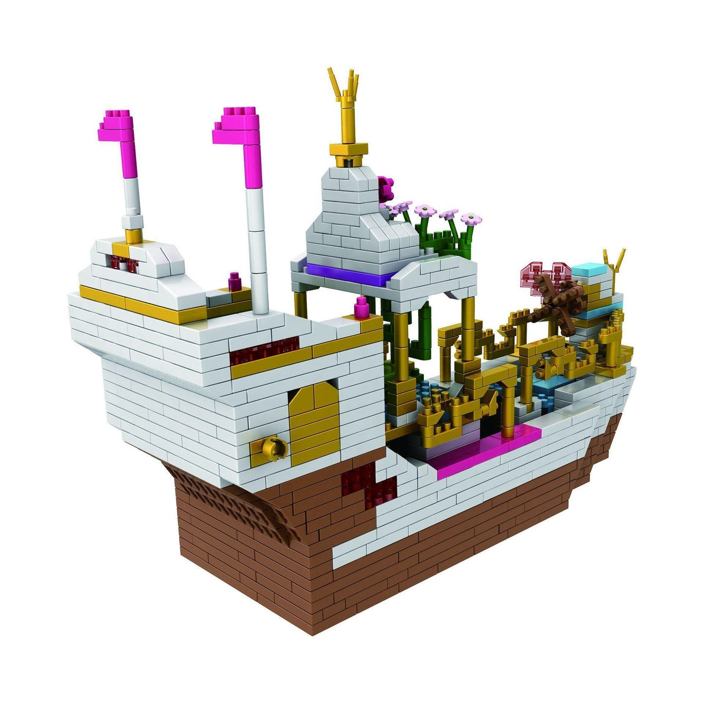 1500 Pcs Ship Building Blocks Toys DIY Assemble Toys kits Model Kits