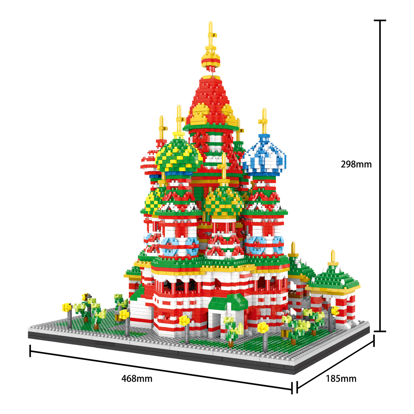 4650 Pcs St. Basil's Cathedral Building Blocks Toys DIY Assemble Toys kits Model Kits