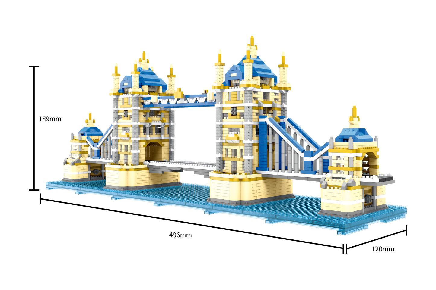 3800 Pcs London Bridge Building Blocks Toys DIY Assemble Toys kits Model Kits