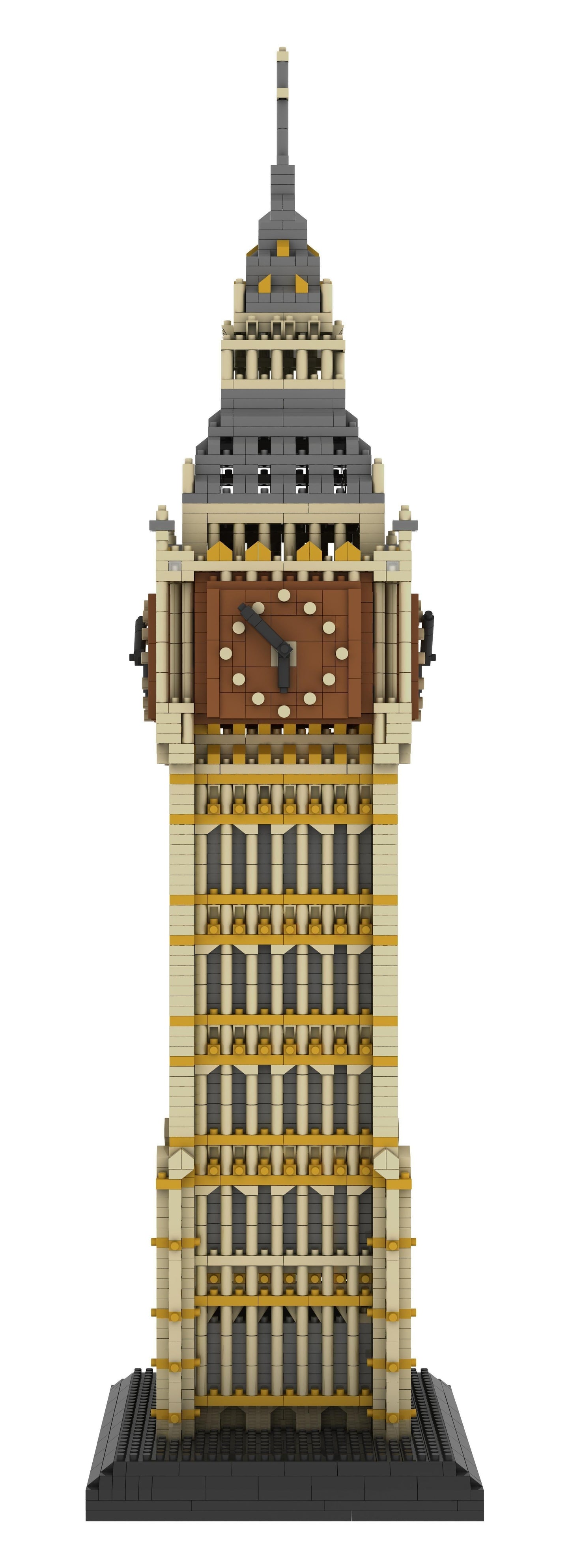 3660 Pcs Big Ben Building Blocks Toys DIY Assemble Toys kits Model Kits