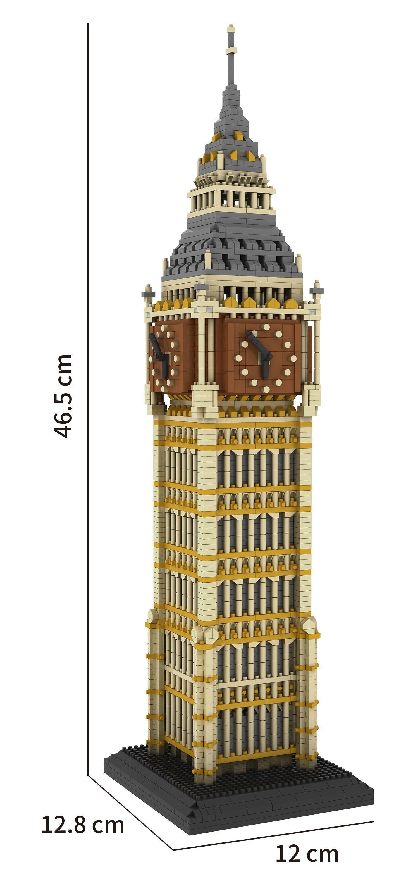 3660 Pcs Big Ben Building Blocks Toys DIY Assemble Toys kits Model Kits