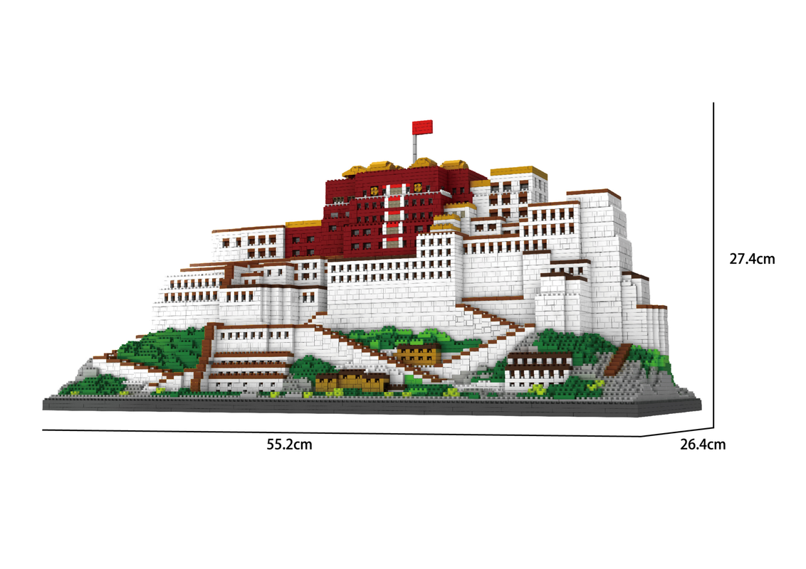 10000 Pcs Potala Palace Building Blocks Toys DIY Assemble Toys kits Model Kits