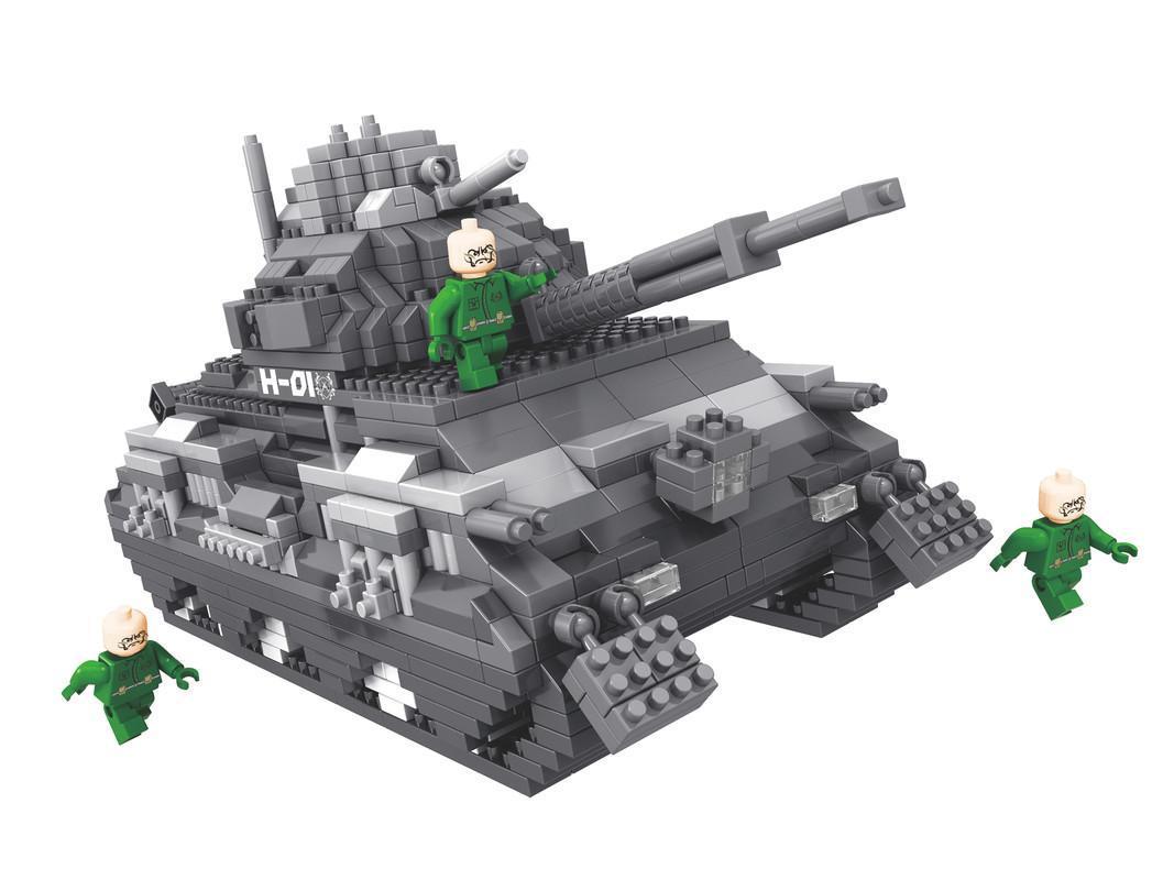 Tank Building Blocks Set  Military Style Perfect for babies Adults 1350PCS