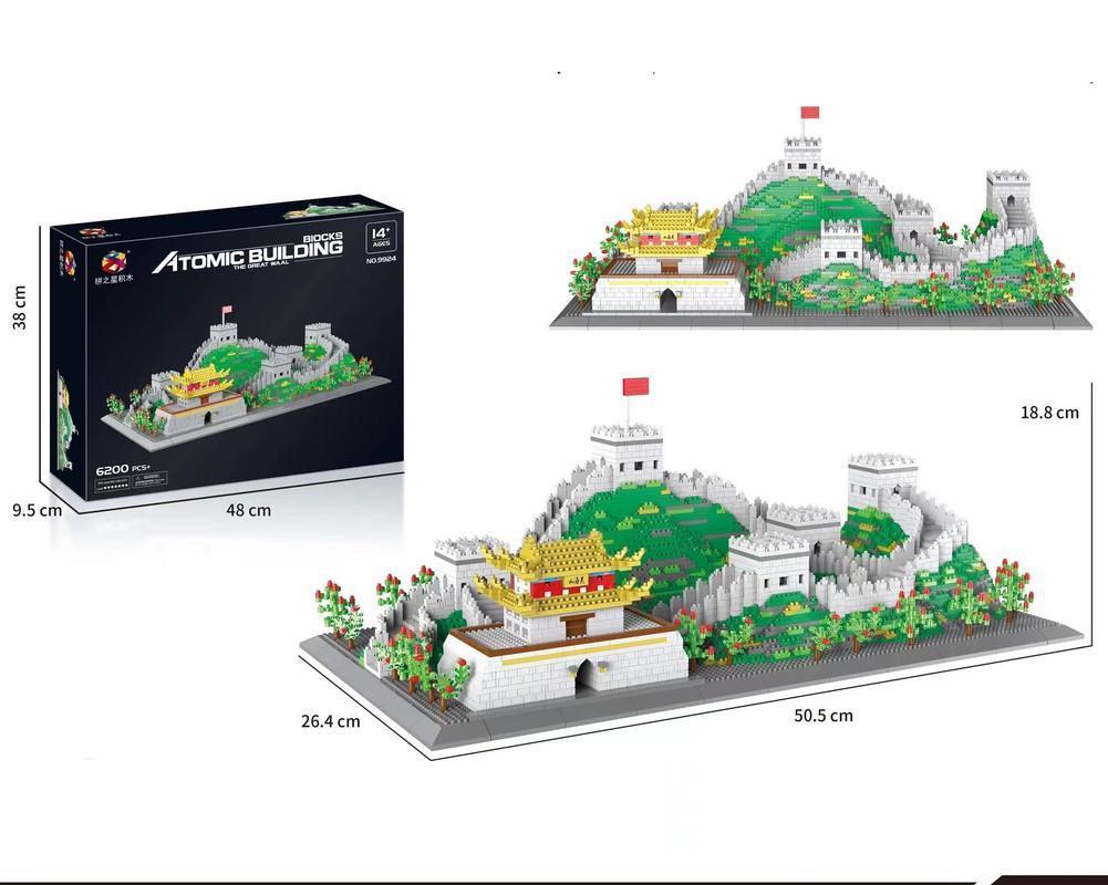 Great Wall Building Blocks Set Educational Decorative For History Buffs All Ages 6200PCS