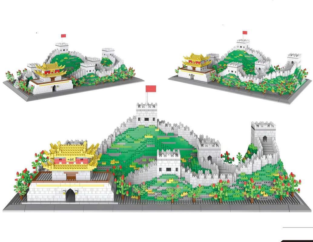 Great Wall Building Blocks Set Educational Decorative For History Buffs All Ages 6200PCS