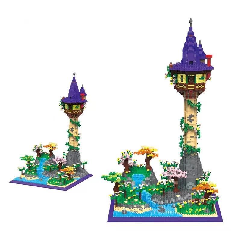 The Magig Gastle 3D DIY Model Building Blocks Micro Diamond Bricks 5800 Pieces