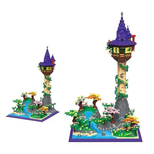 The Magig Gastle 3D DIY Model Building Blocks Micro Diamond Bricks 5800 Pieces