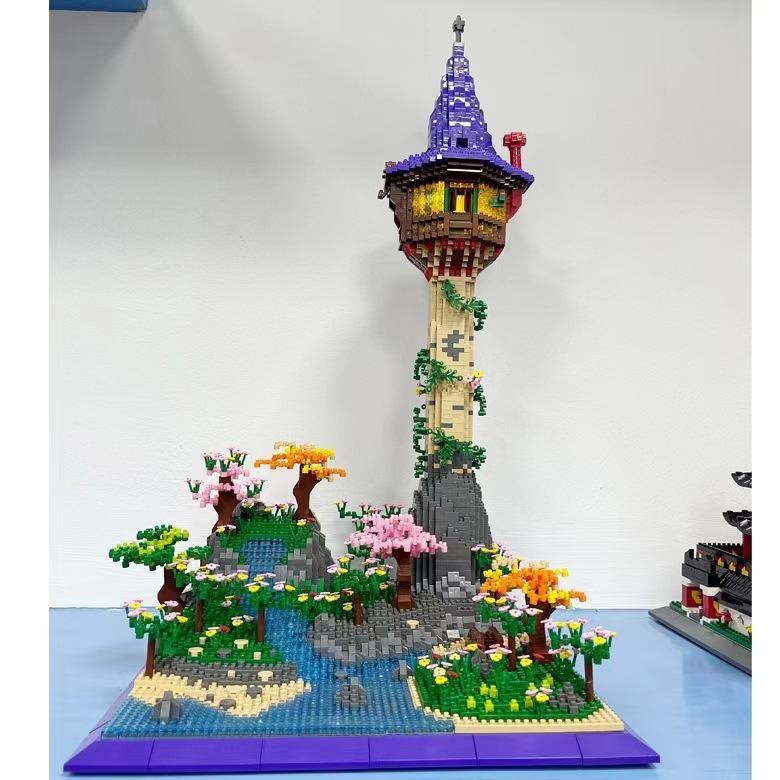 The Magig Gastle 3D DIY Model Building Blocks Micro Diamond Bricks 5800 Pieces