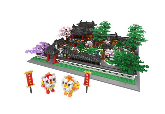 Suzhou Garden Building Blocks Set Architectural Masterpiece Perfect for Home or Office Display 7200PCS