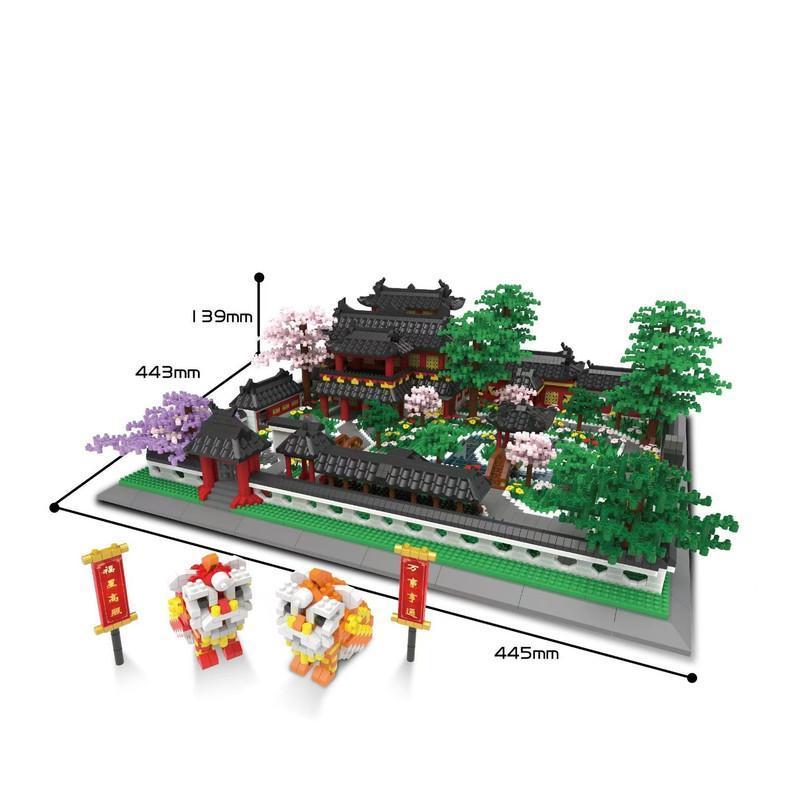 Suzhou Garden Building Blocks Set Architectural Masterpiece Perfect for Home or Office Display 7200PCS