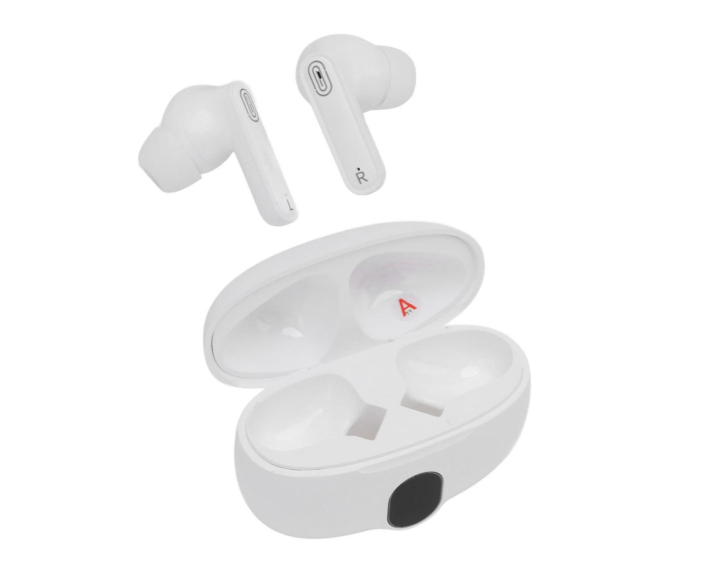 Language Translator Earbuds 144 Languages Bluetooth 5.4 Wireless Translation Device for Travel Business and Learning White