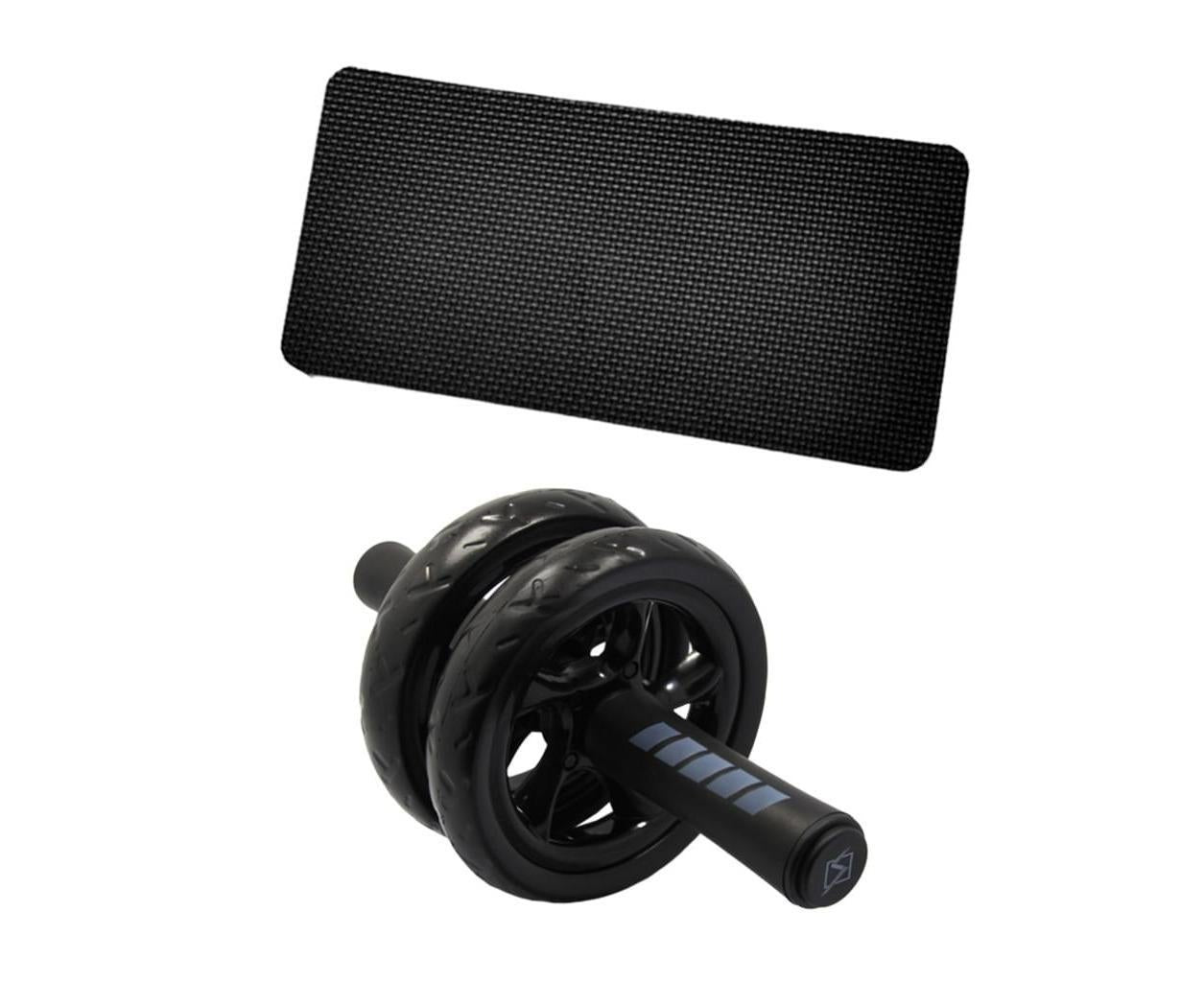 Abdominal trainer AB abdominal roller for training - abdominal muscle trainer / fitness strength training roller with knee pad