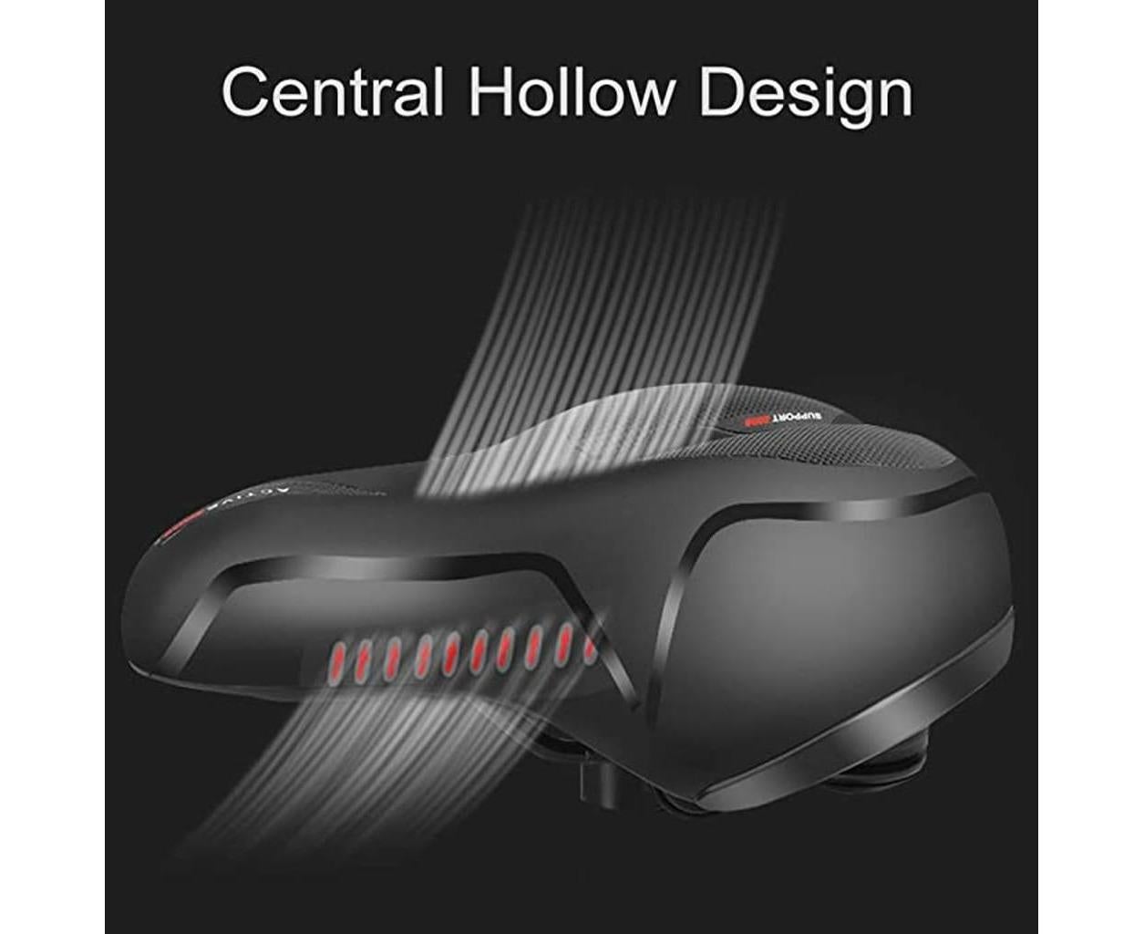 Bicycle Saddle, Memory Foam Gel Bicycle Saddle, Ergonomic Hollow Saddle, Waterproof And Breathable Saddle For Men And Women