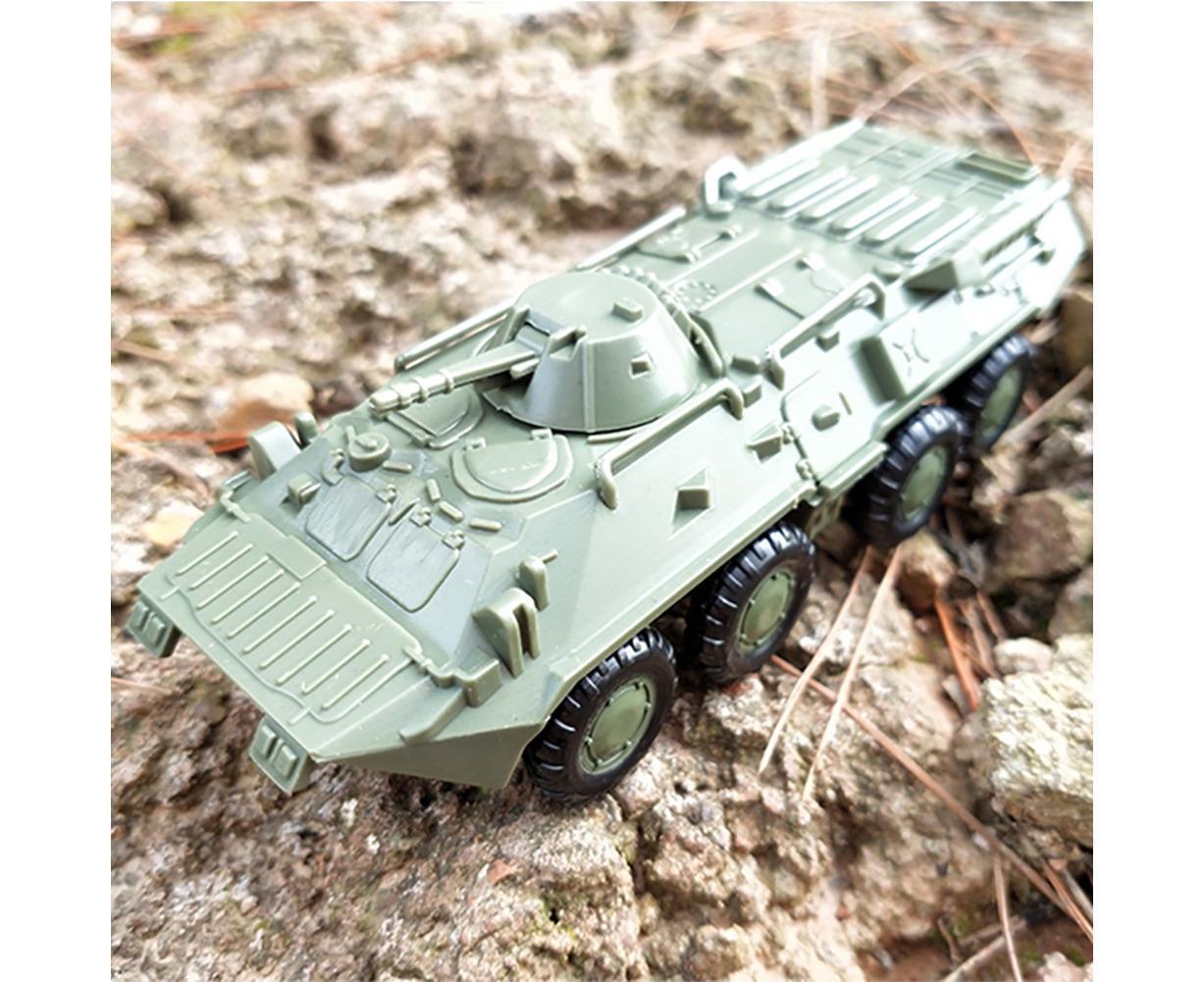 2Pcs/Set 1/72 M35 Truck BTR-80 Cavalry Carrier Model DIY Assembly Craft Boy and Girls Toy