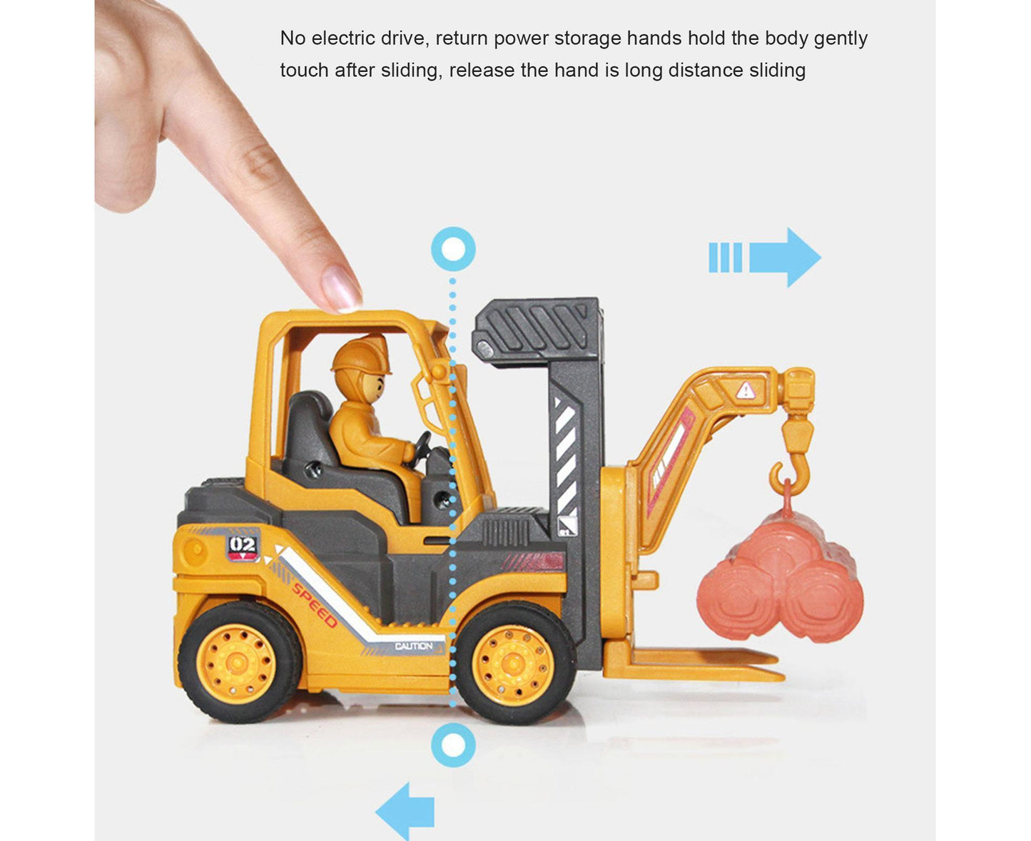 Car Model Lightweight Creative Plastic Press Inertial Engineering Vehicle for Boy and Girl