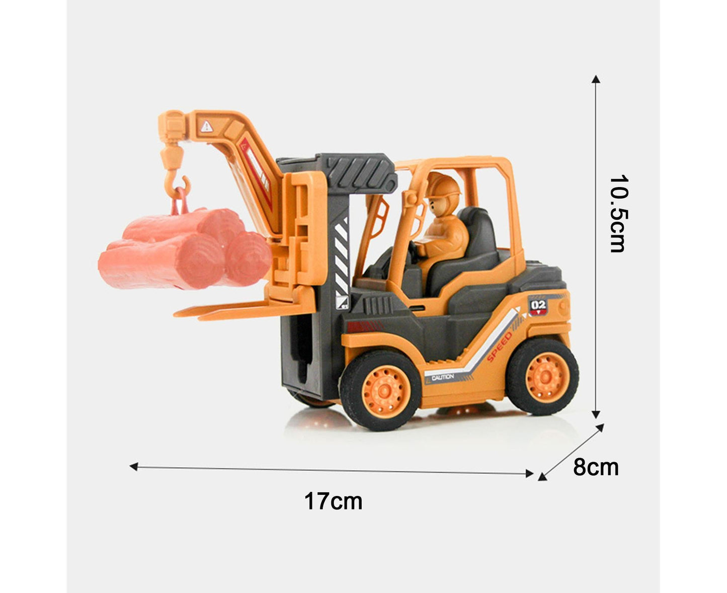 Car Model Lightweight Creative Plastic Press Inertial Engineering Vehicle for Boy and Girl