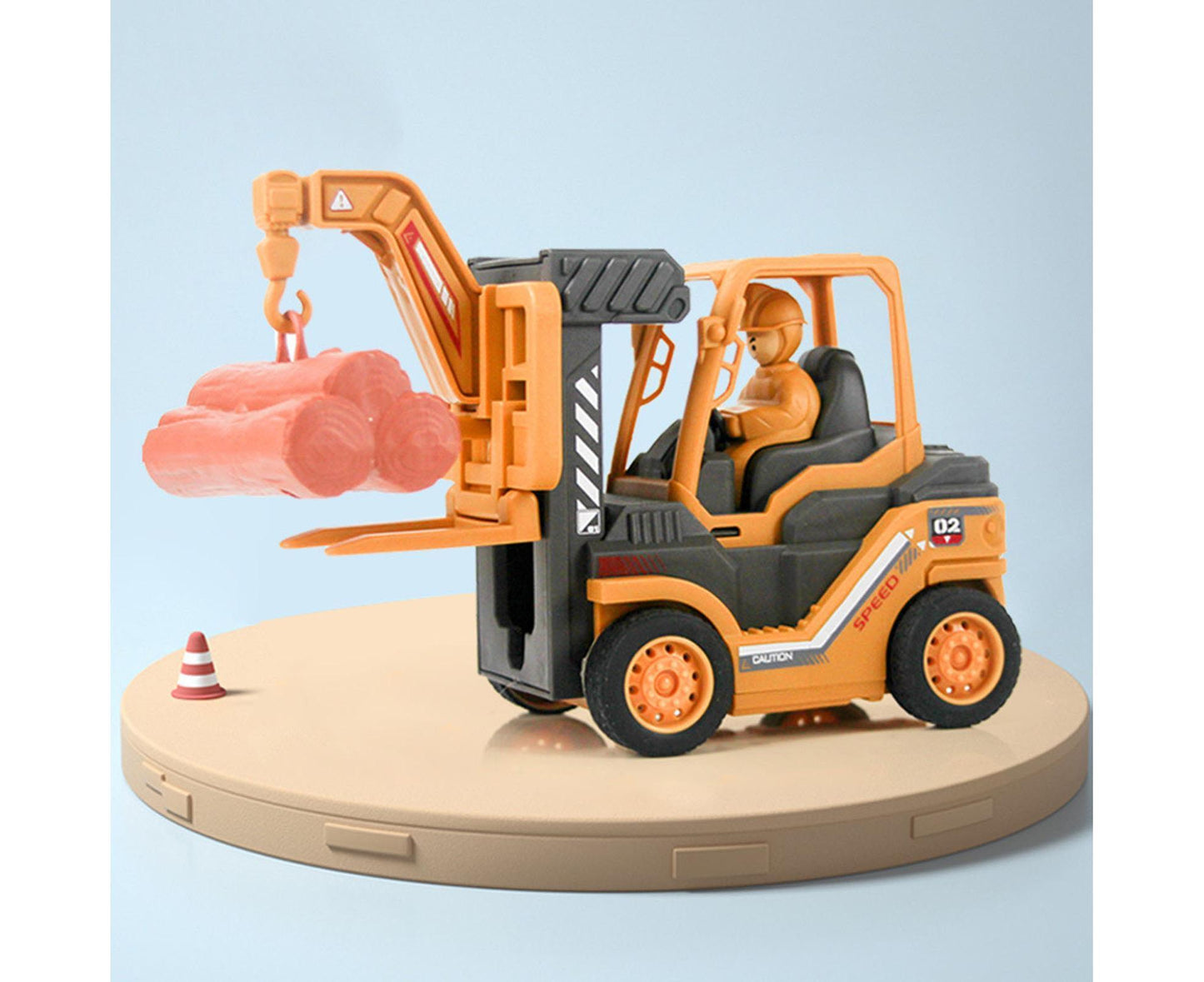 Car Model Lightweight Creative Plastic Press Inertial Engineering Vehicle for Boy and Girl