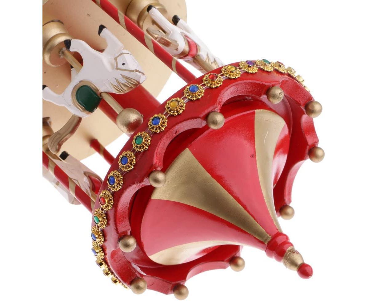 Carousel Music Box - Red Carousel Music Box - Red Carousel Music Box - Red