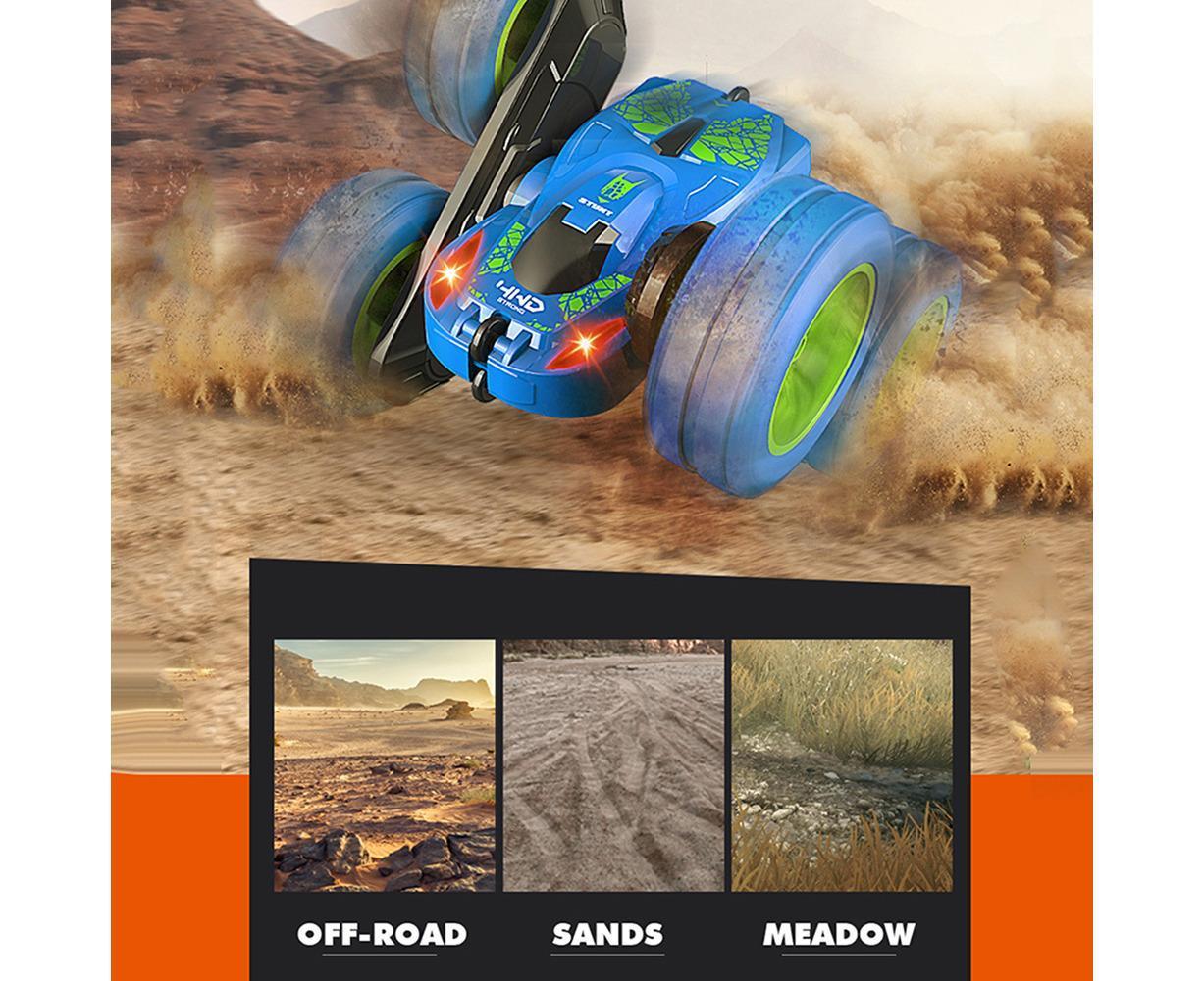 JJRC Q9 2.4GHzHz 4WD 6CH Remote Control Off-Road Stunt Double Sided Car Boy and Girls Toy