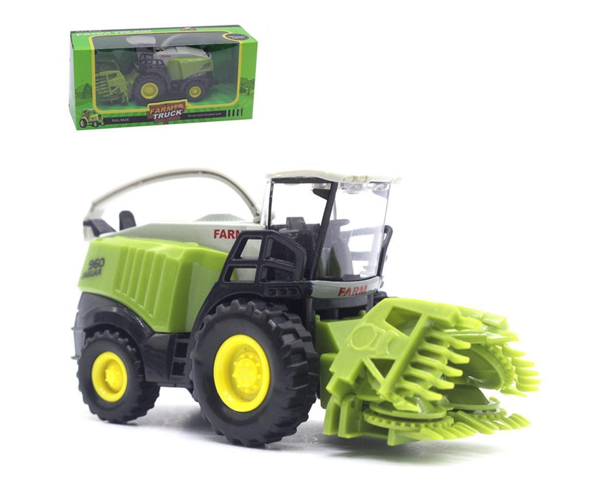 Mini 1/43 Agricultural Harvester Model Boy and Girl Boy and Girls Alloy Car Toy Birthday Gift