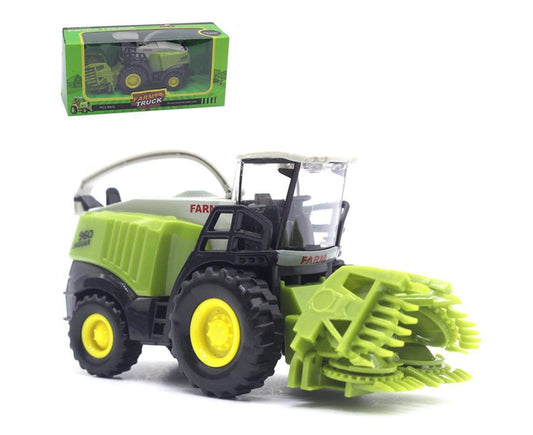 Mini 1/43 Agricultural Harvester Model Boy and Girl Boy and Girls Alloy Car Toy Birthday Gift